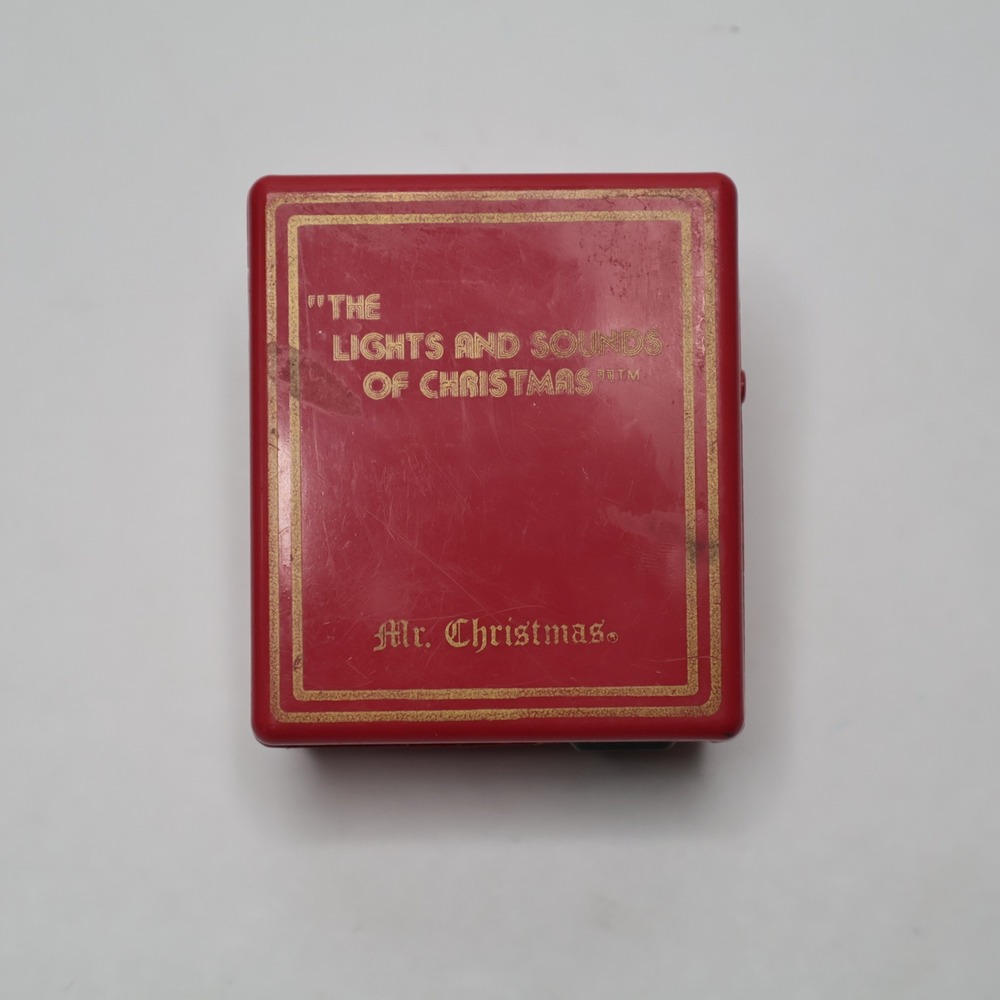 Vintage MrChristmas Lights and Sounds of Christmas Model 120 Red Controller 1982